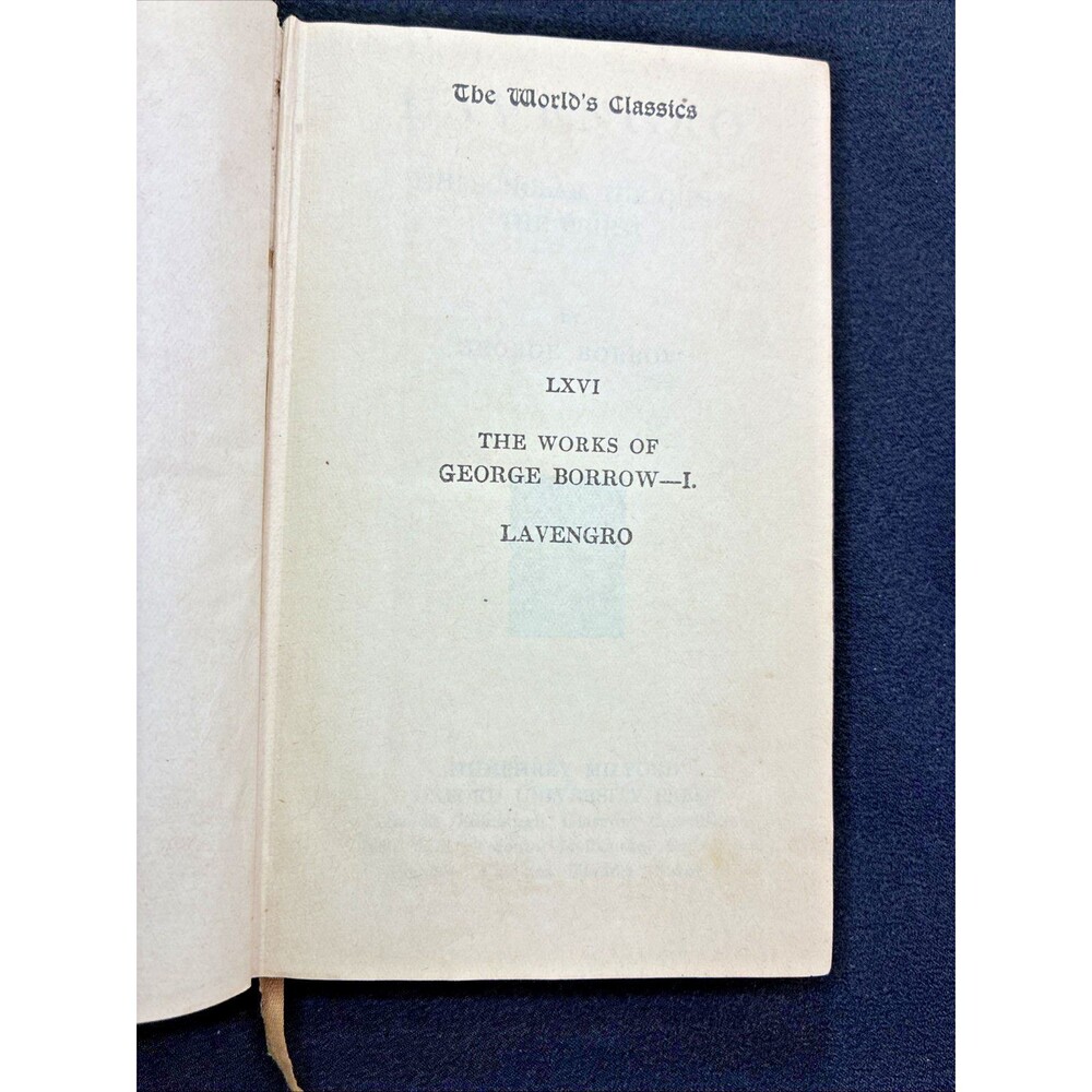 1924 Lavengro The Scholar The Gipsy The Priest Green Hardback Book George Borrow - Picture 7 of 16